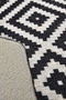 Conceptum Alfombra de Pasillo Black White 80 x 200 cm